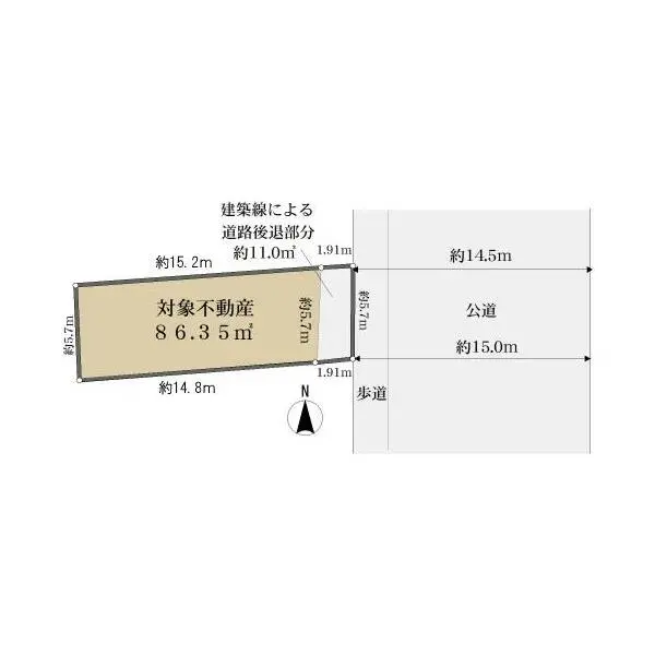堺市北区中長尾町４丁 間取図