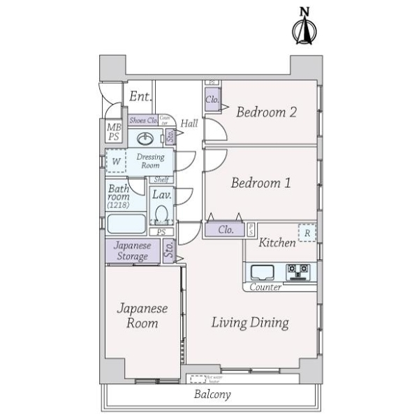 ライオンズアーバンシティ東陽町 間取図