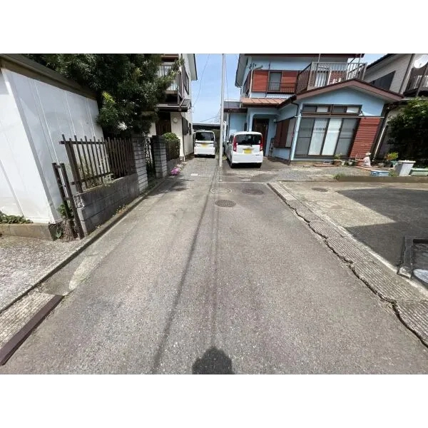 藤沢市菖蒲沢 前面道路