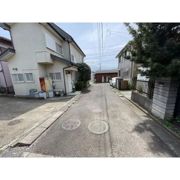 藤沢市菖蒲沢 前面道路