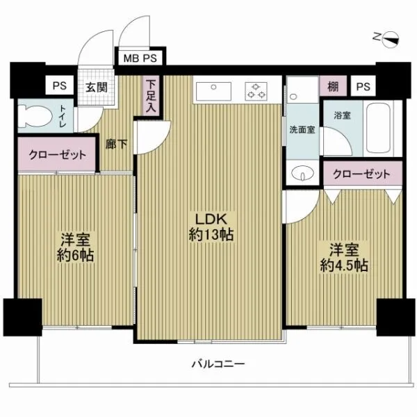 ライオンズプラザ青戸 間取図