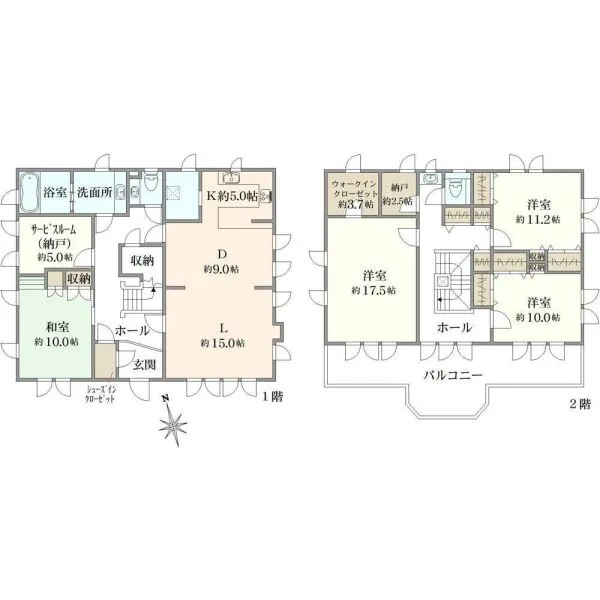 名古屋市名東区西里町４丁目 間取図