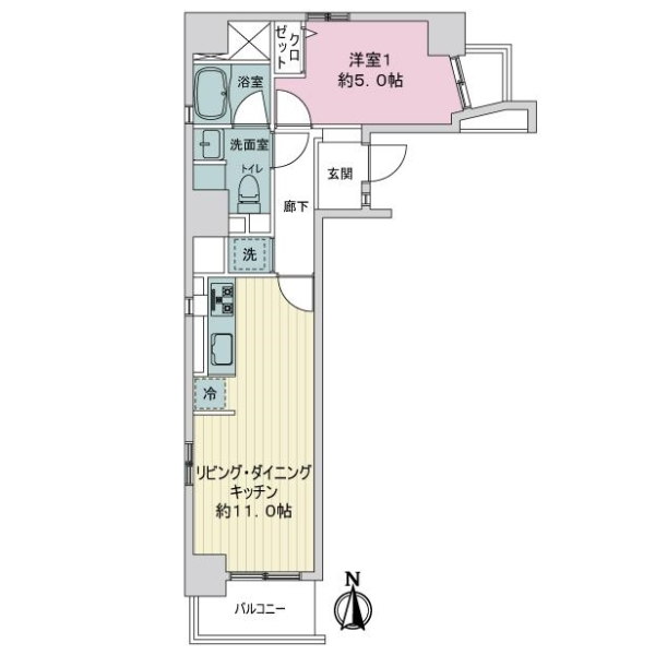 ライオンズマンショングリーン久屋大通 間取図
