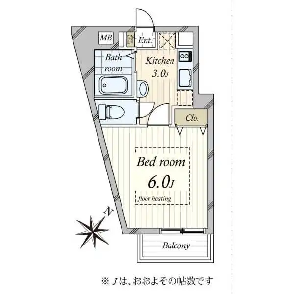 東武ハイライン都立大 間取図