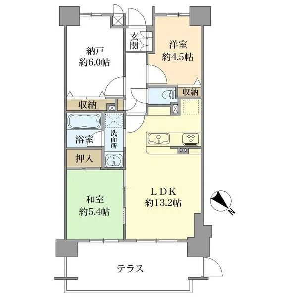 エヌヴィ東灘青木ガーデンズ 間取図
