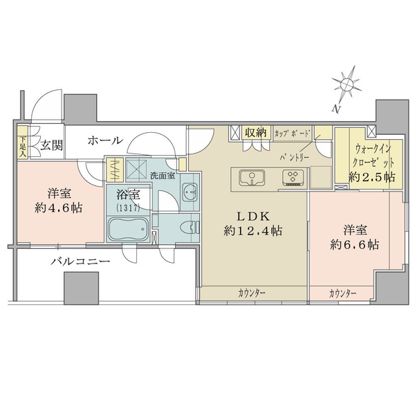 パークホームズ千代田淡路町 間取図