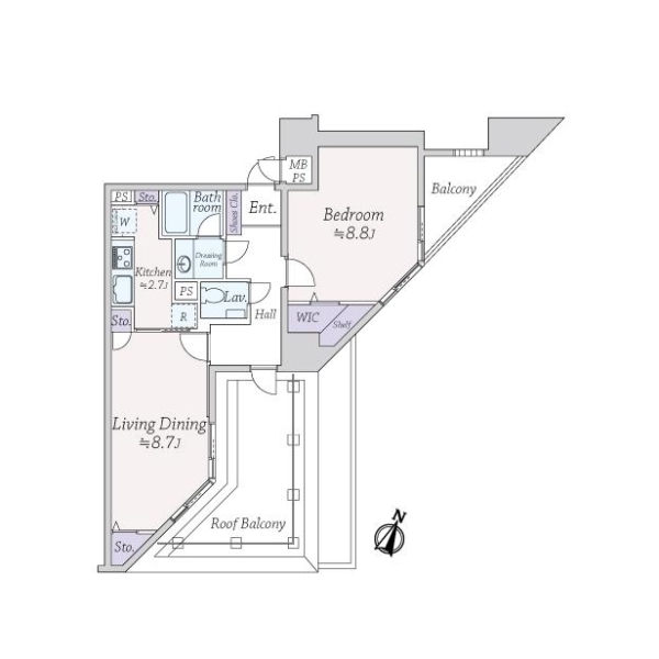 イトーピア音羽 間取図