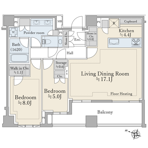 ザ・パークハウス千代田六番町 間取図