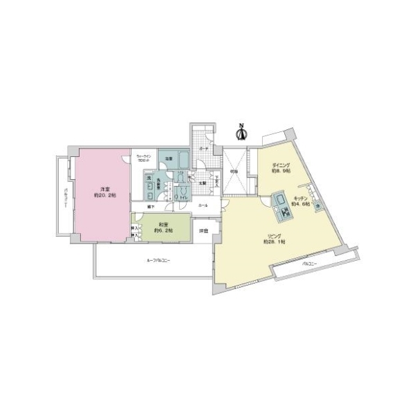 マジェス京都岡崎 間取図