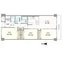 サニーウエル小杉 間取図