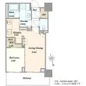GLOBAL FRONT TOWER　グローバルフロントタワー 間取図