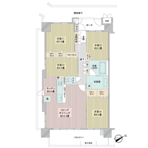 シーブレス 間取図