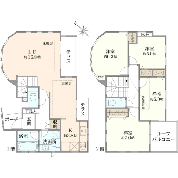 横浜市港北区師岡町 間取図