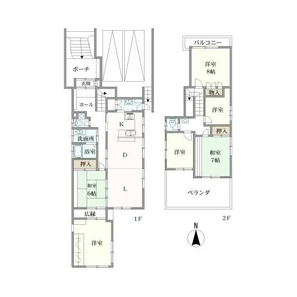 名古屋市名東区引山１丁目 間取図