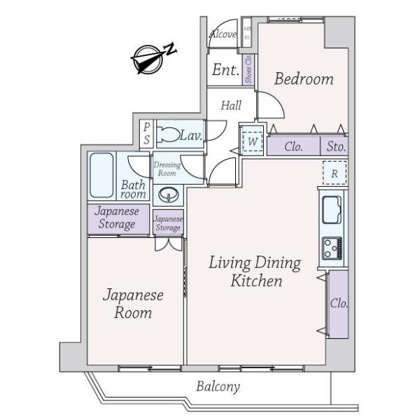ライオンズマンション蕨 間取図