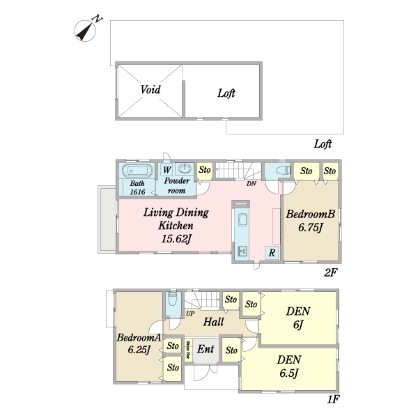市川市幸２丁目 間取図