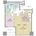 白金ザ・スカイEAST棟 間取図