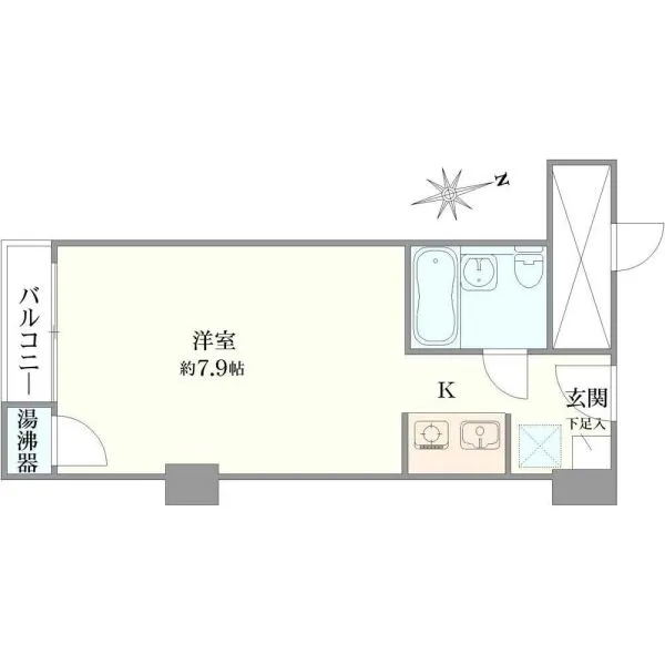 シャルマン築地明石町 間取図