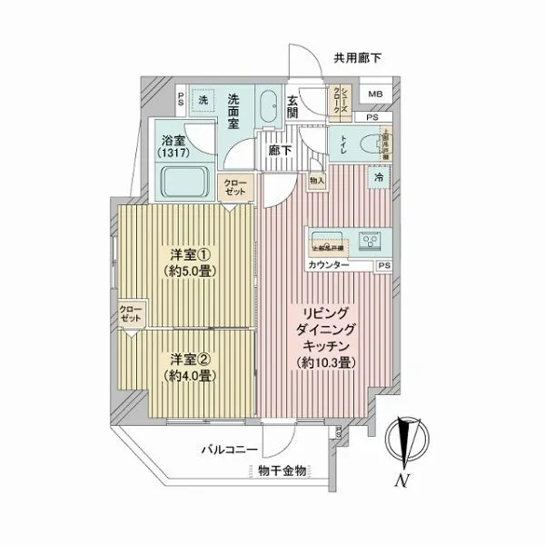 ミューズ・プレイス 間取図