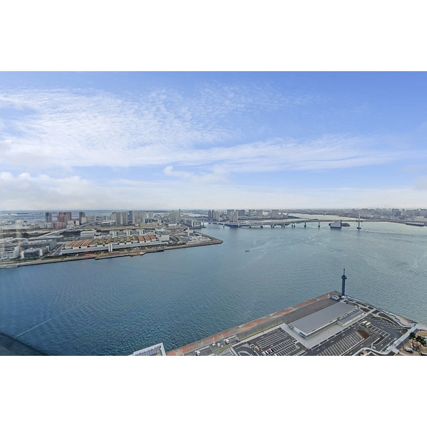 ＨＡＲＵＭＩ　ＦＬＡＧ　ＰＡＲＫ　ＶＩＬＬＡＧＥ 共用部SKY LOUNGE OCEANからの眺望