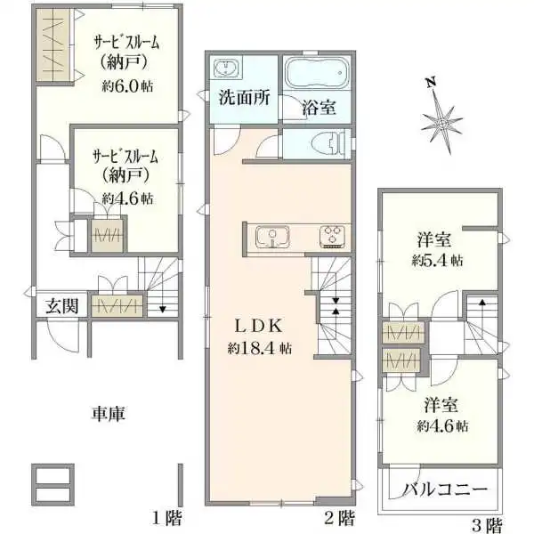 中野区丸山１丁目 間取図