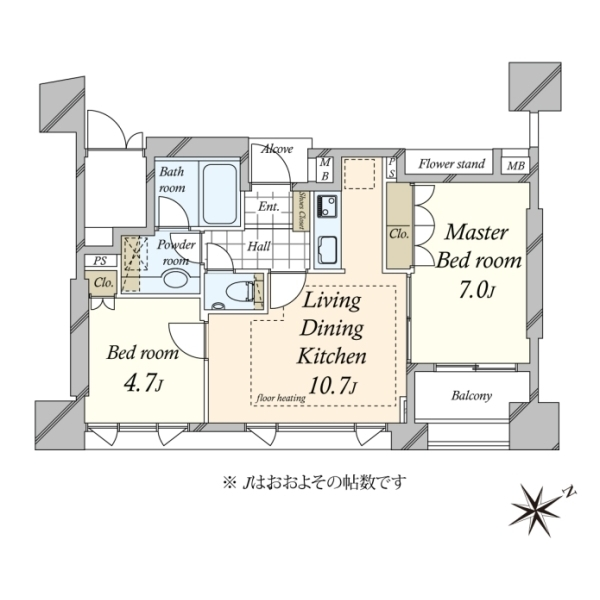 ピアース四谷 間取図