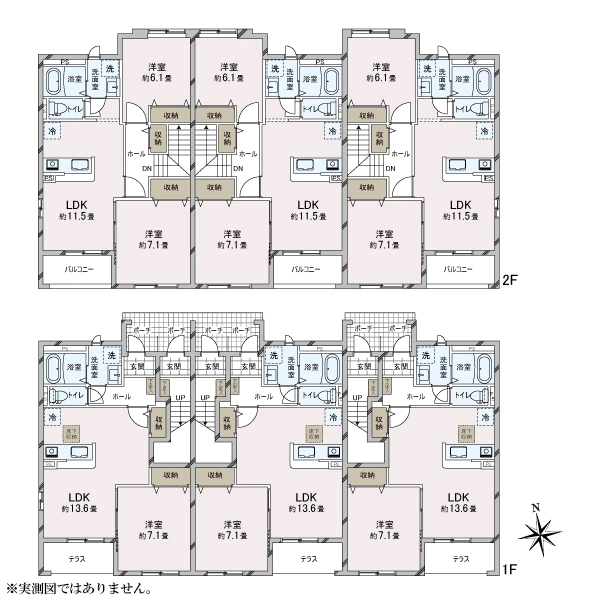 グラン・ソレイユ 間取図