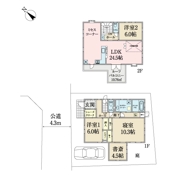千葉市中央区登戸５丁目 間取図