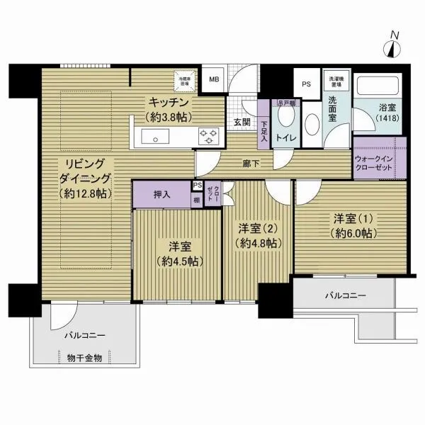 グランドメゾン菊川 間取図