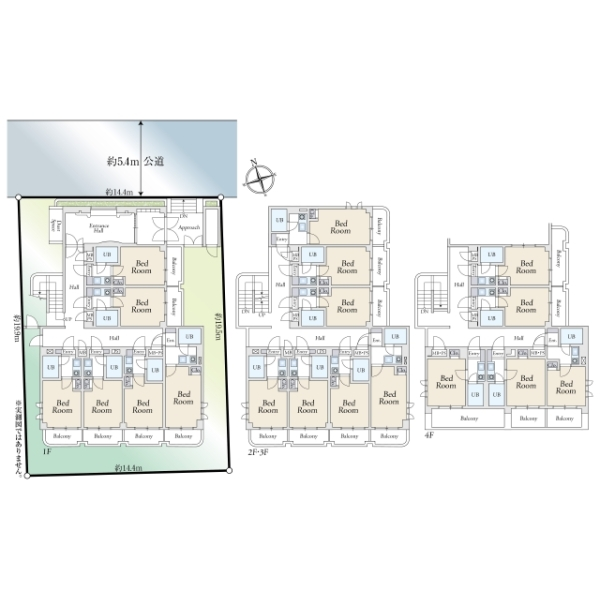 ローズマンションＡ６９番館 間取図