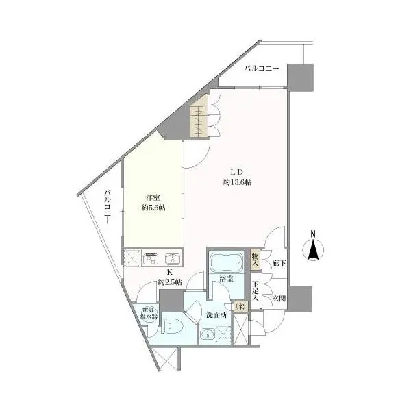 エクセレント麻布十番 間取図