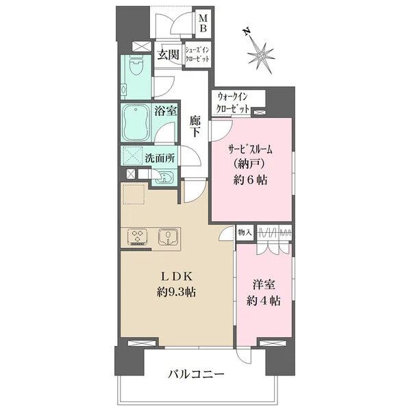 プレシス田端ノワール 間取図