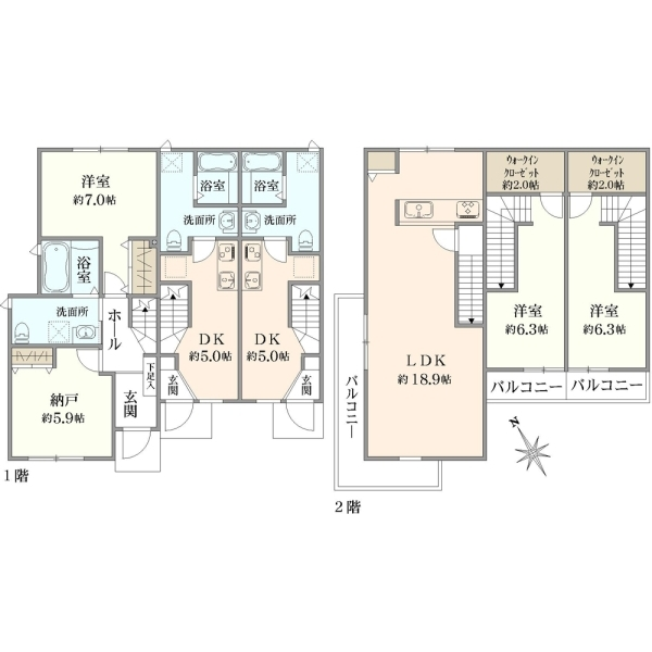 葛飾区金町３丁目 間取図