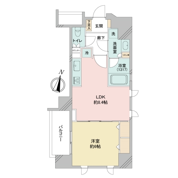 レックス赤坂レジデンス 間取図