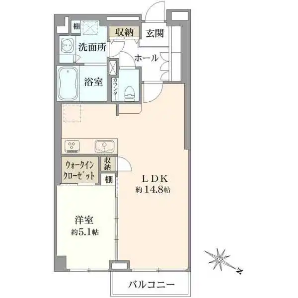 ライフコア押上 間取図