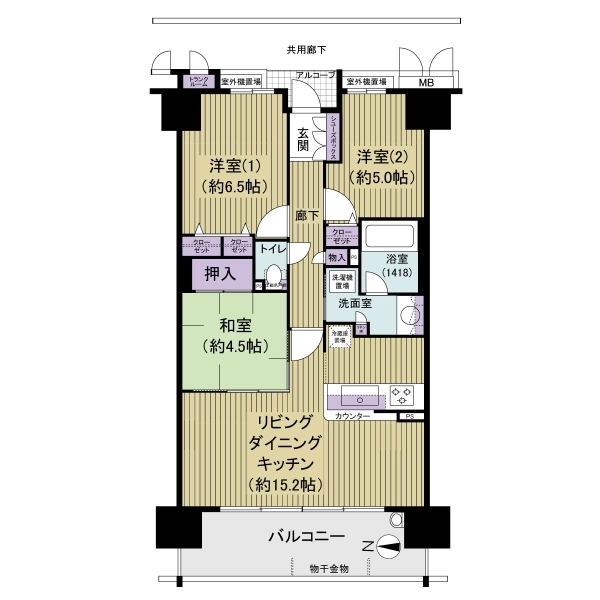 ザ・プレイス中百舌鳥ＷＥＳＴ 間取図