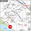 多摩川ハイム 3号棟 現地案内図