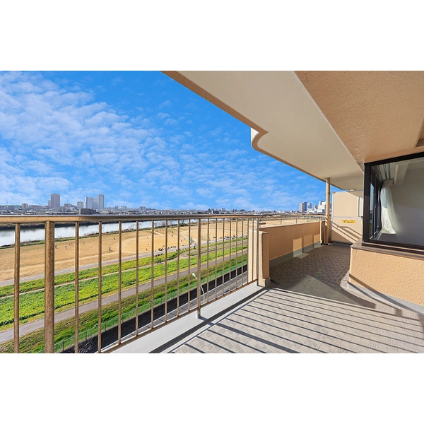 多摩川ハイム3号棟 バルコニー