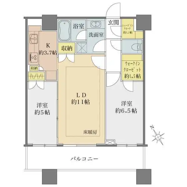 アウルタワー 間取図