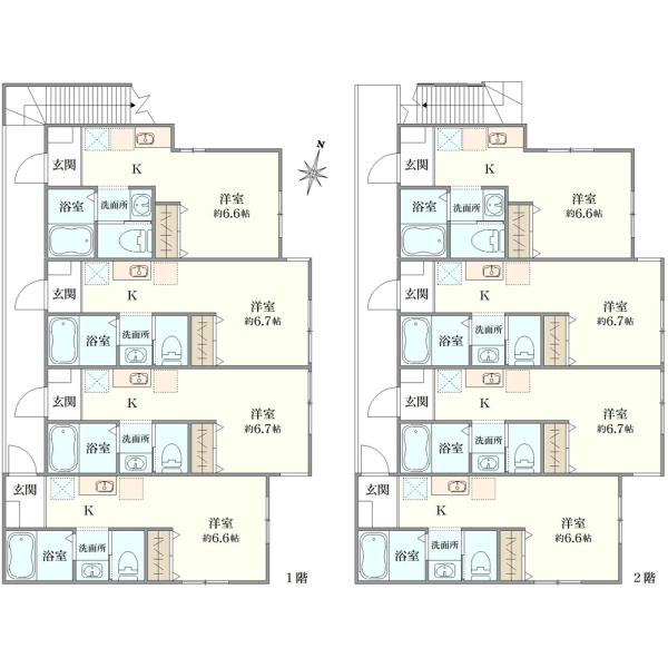 神奈川区三ツ沢中町　アパート 間取図