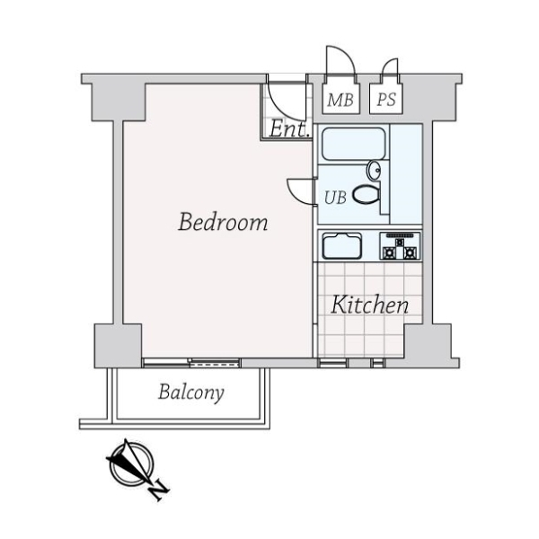 月島ハイツ 間取図