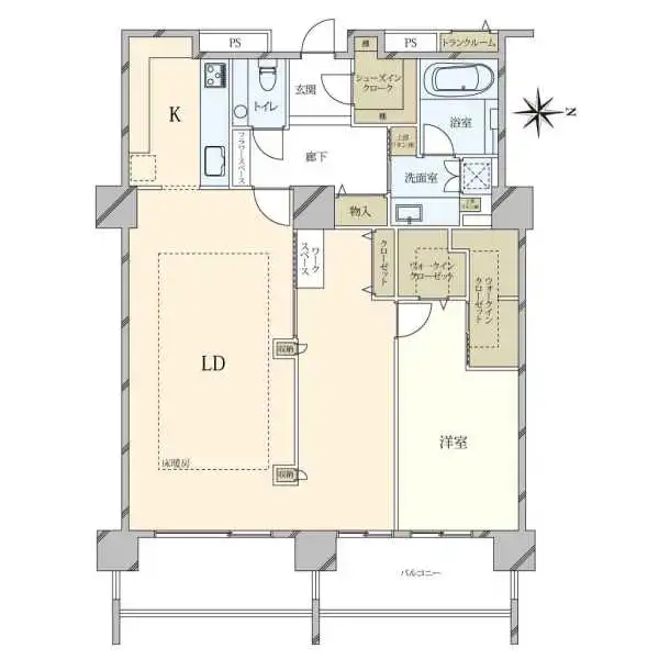 コスモポリス品川 間取図