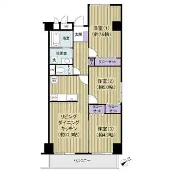 使いやすい全居室フローリングタイプ