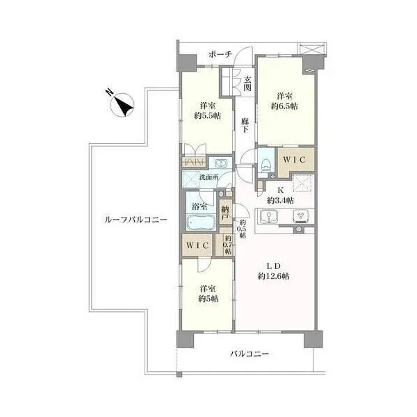 ＢｒｉｌｌｉａＣｉｔｙ石神井台 間取図