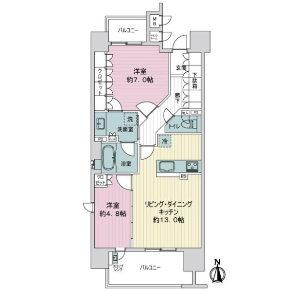 プラセシオン名古屋駅 間取図