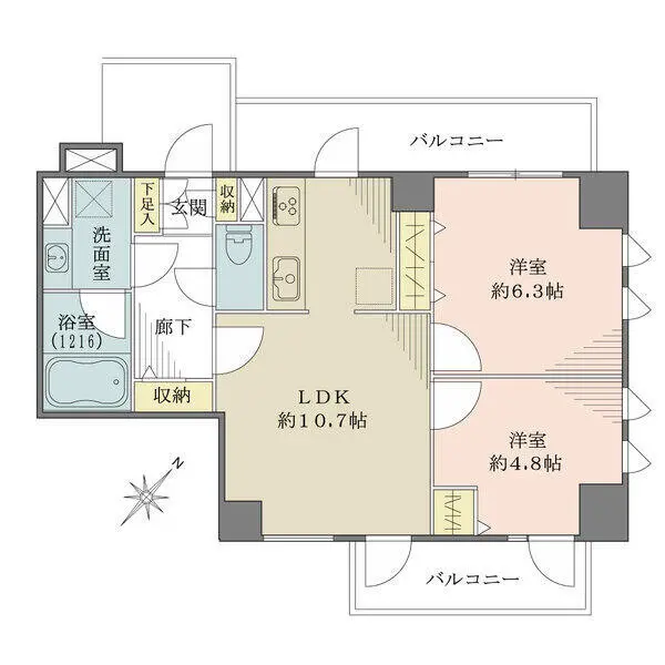 ライオンズマンション西早稲田シティ 間取図