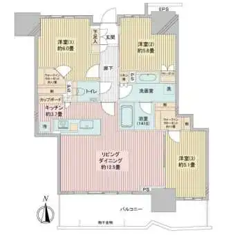 高層階用EVが利用可能な２９階・オーシャンビュー南向き