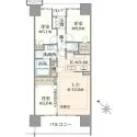 プラウド浦和高砂マークス 間取図