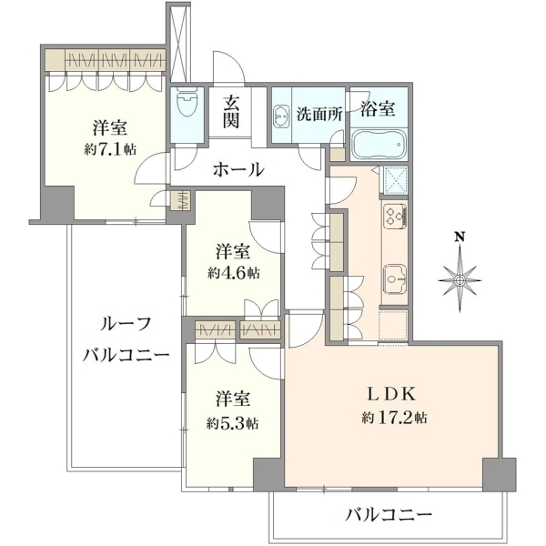 パークシティ杉並　セントラルタワー 間取図