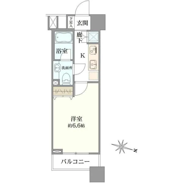 ファーストリアルタワー新宿 間取図